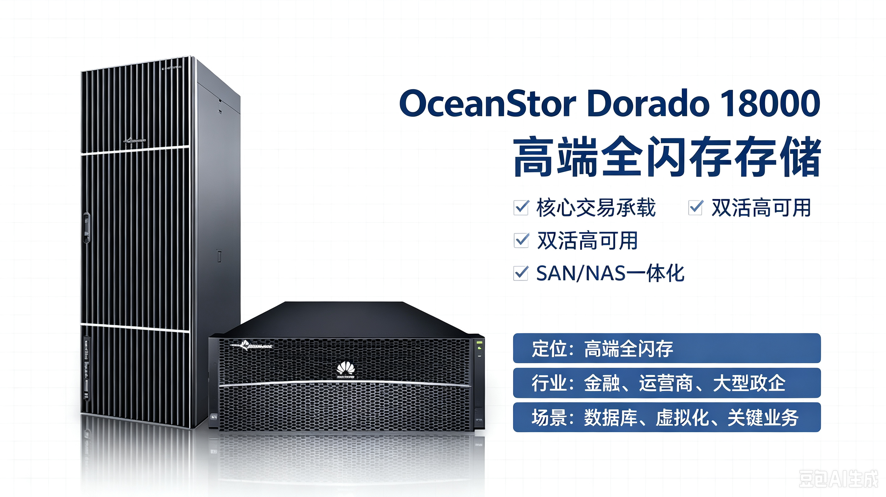 OceanStor Dorado 18000 高端全闪存存储
